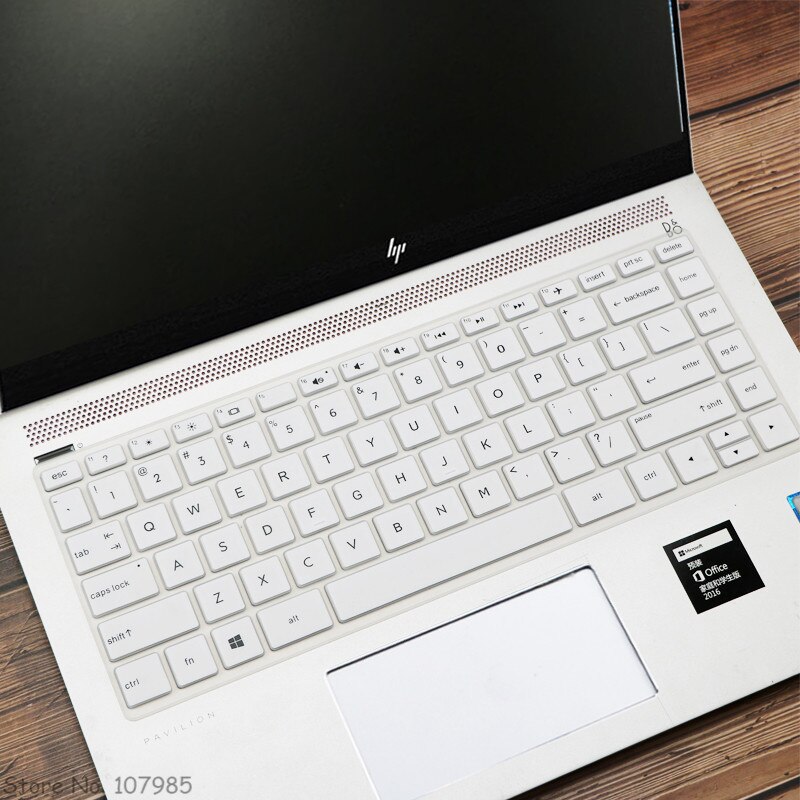 14 Inch Siliconen Laptop Toetsenbord Cover Skin Protector Voor Hp 240 G4 G5 G6 240 G7 G8 Notebook: White