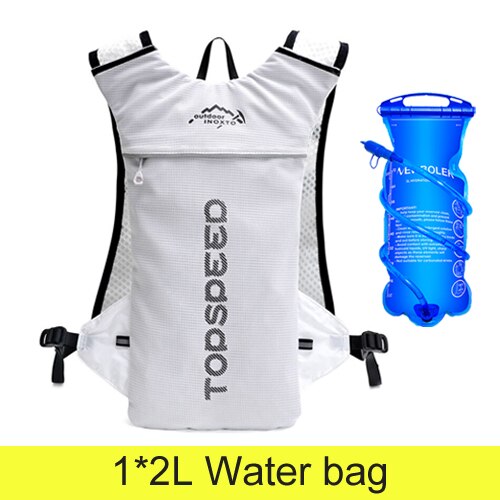 Pfad Laufen-5L Ultraleicht Rucksack Trink Joggen Weste Marathon- Fahrrad Wasser 400ml Flasche 2L Wasser Tasche