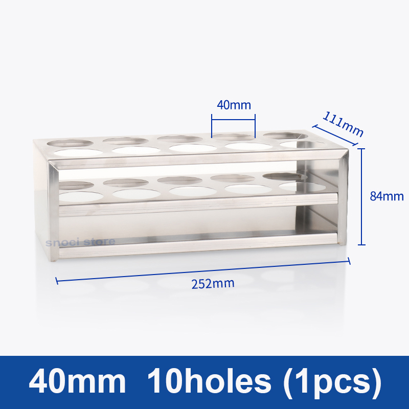 Attrezzatura da laboratorio multifunzionale per portaprovette da laboratorio con portaprovette da 21/24/40 fori, 1 pezzo: Cachi