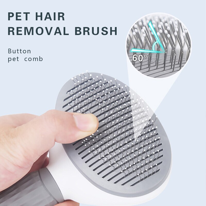 Honden Haar Remover Borstel Huisdier Kat Grooming Brush Automatische Hond Kammen Huisdier Vlooien Kam Hond Vergieten Kam Kat Levert