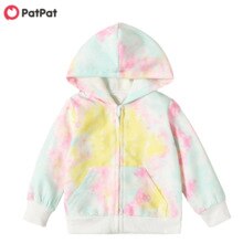 PatPat Spring and Autumn Baby / Toddler Girl Multi Color Hooded Jacket