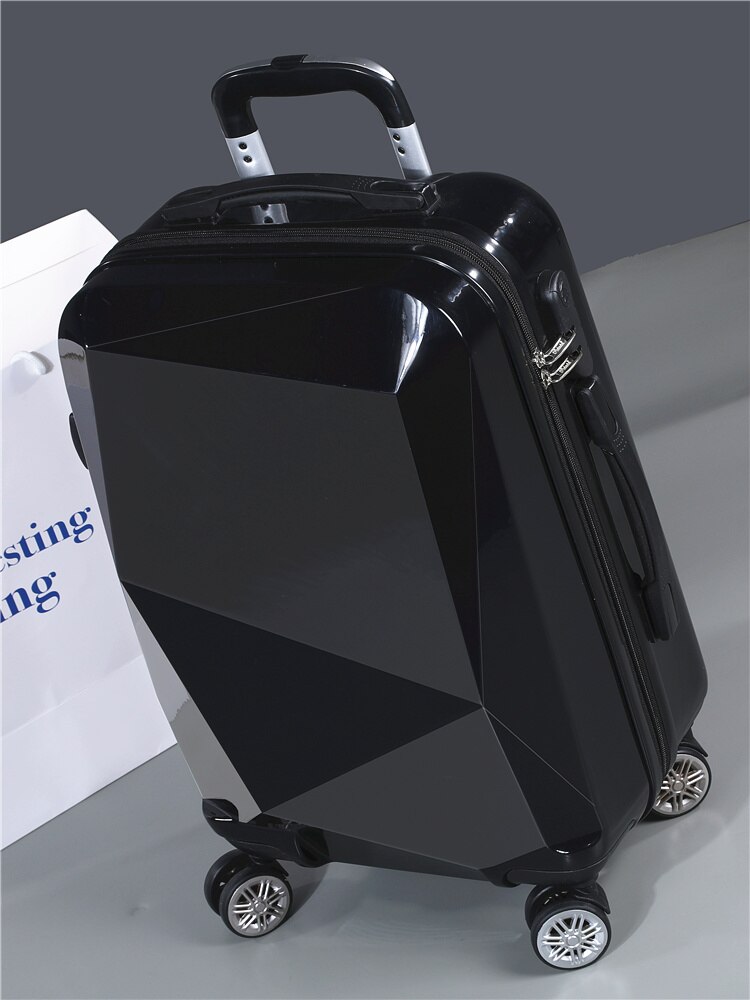 20"22"24"26"Travel Spinner Rolling Luggage Three-dimensional Women Suitcase Mirror Suitcase чехол на чемодан 캐리어