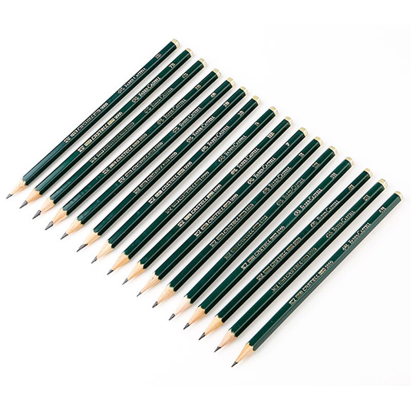 Faber-Castell 9000 Standard Pencil Drawing Animals set 16/12pc Graphite Sketch Pencils Wooden Black Crayon hexagonal Bleistiftes: 16 FULL COLORS