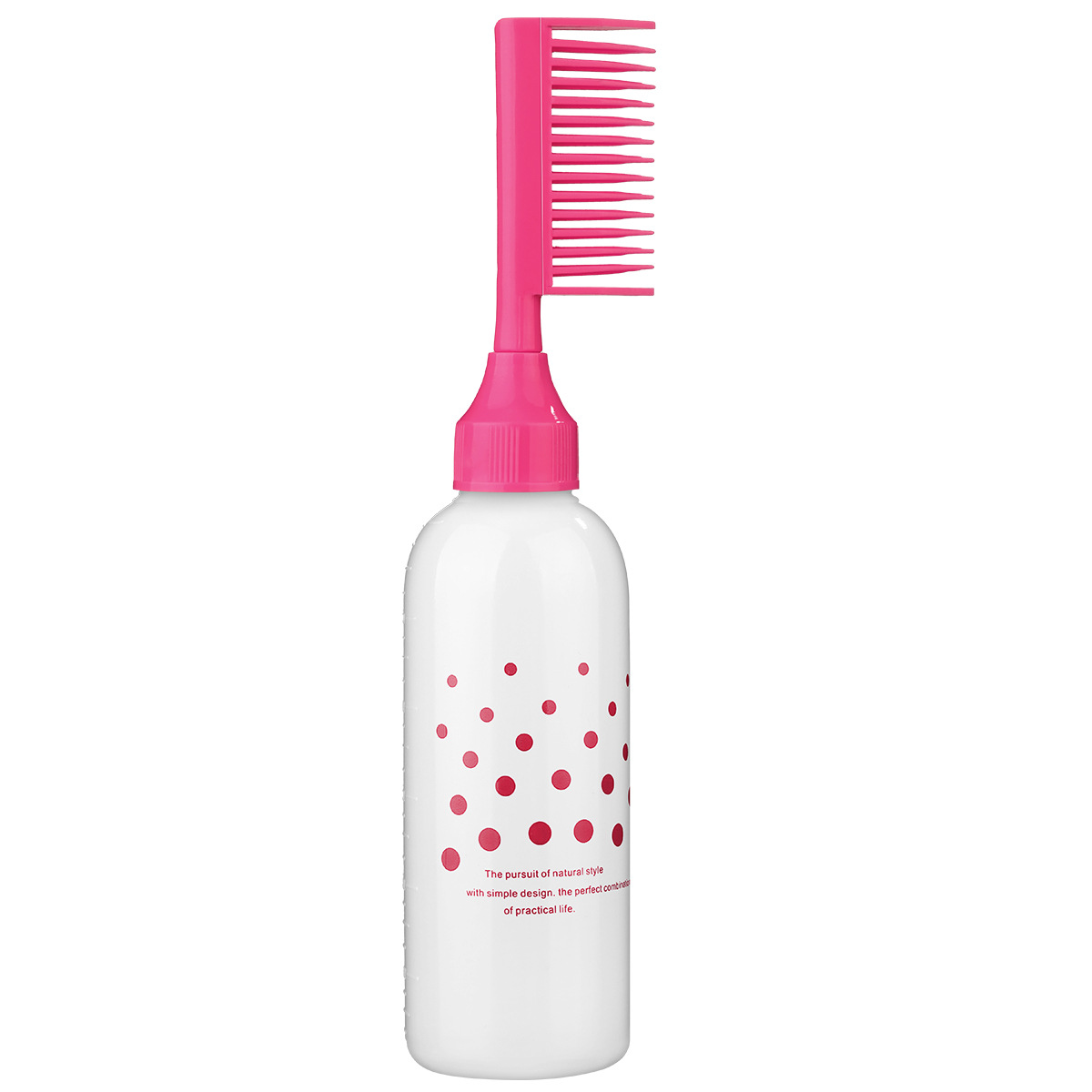 Nachfüllbare haarfarbenflasche, friseurbedarf, Styling-werkzeuge, kopfhautöl-applikatorflasche, kamm, Shampoo-flasche: Dunkelgrün
