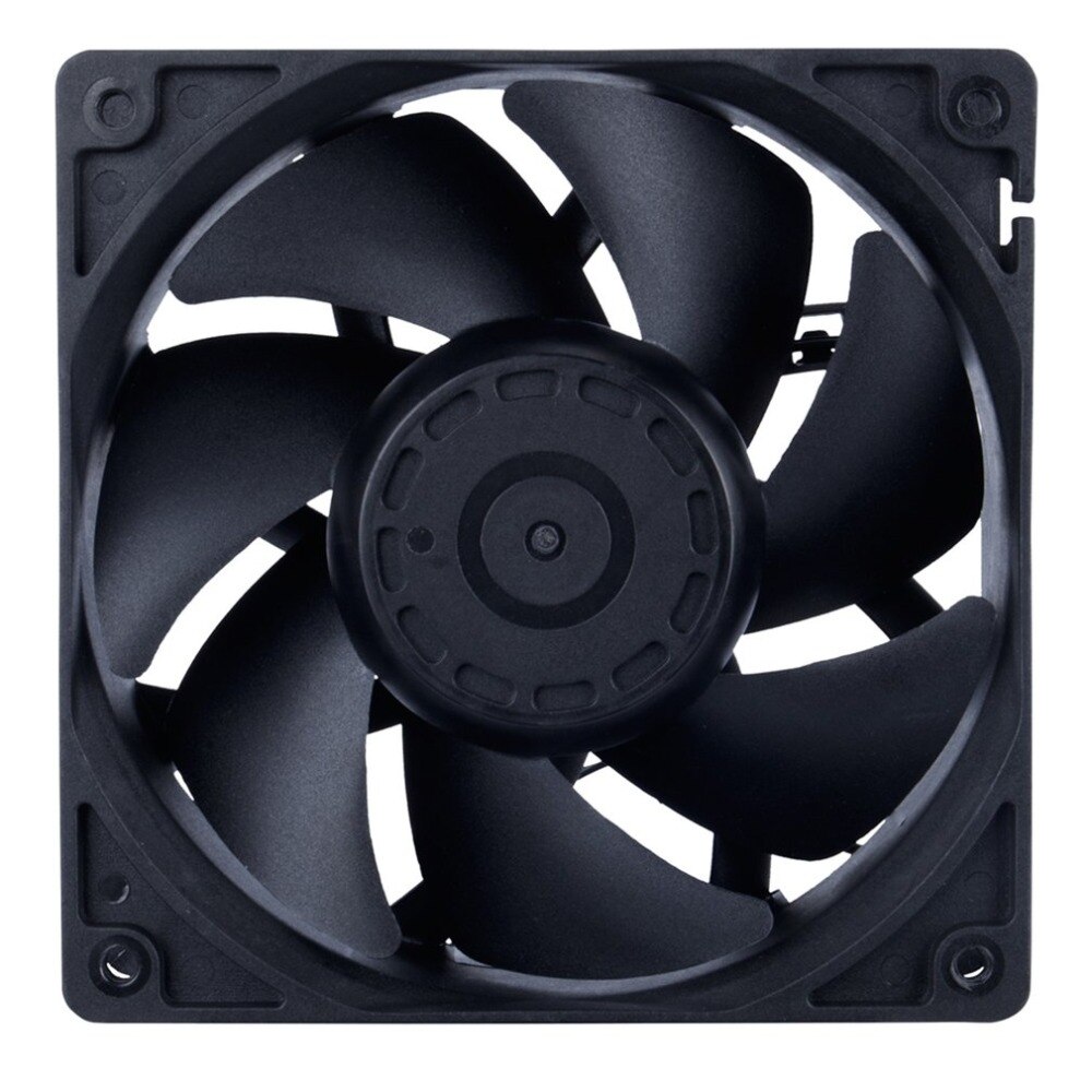 12V 4000RPM 7-Blade Mining Machine Cooling Fan 120MM Portable Ventilation Fan Miners Power Supply Radiator Fan
