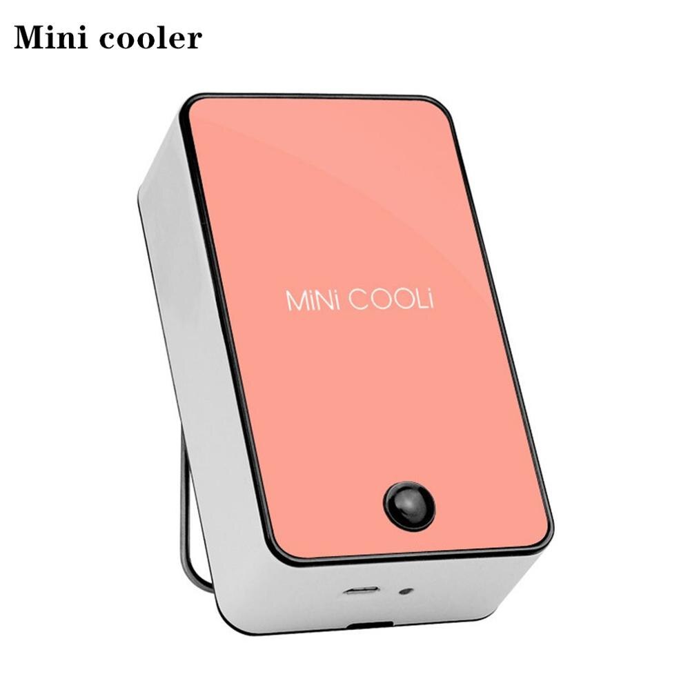 Handy Portable Mini Fan Heater/cooler Desk Desktop Winter Warmer Fast Electric Heater Thermostat Fan For Bedroom Office Home: cooler  pink