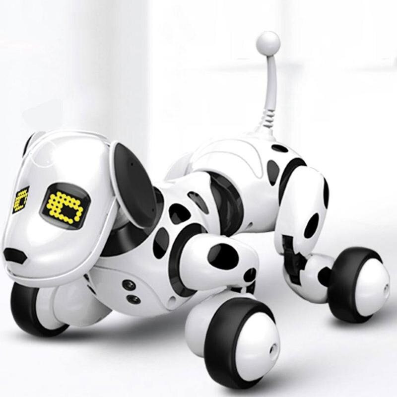 Perro Robot inteligente a Control remoto para niños, juguete inalámbrico Programable con Perro Robot por Control remoto, juguetes que caminan