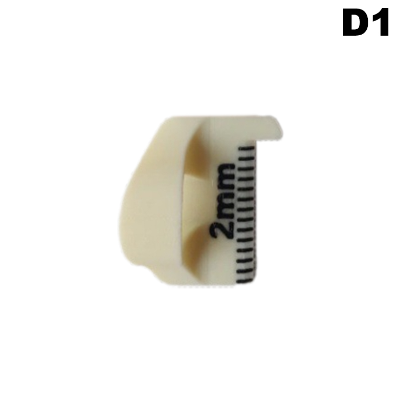 Sewing Needle Gauge Measuring Tool, Finger Ruler Sewing Template For Equal Stitches, Finger Protector, DIY Stitching Guide Tool: Burgundy