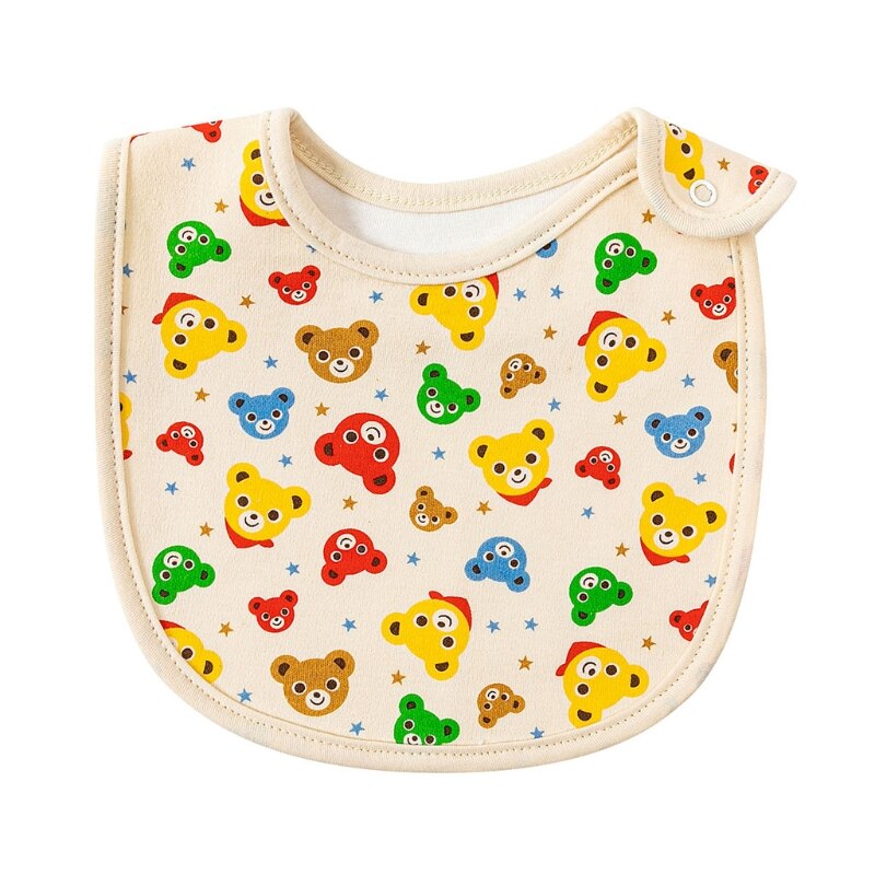 2 Stks/set Babyvoeding Kwijl Bib Speeksel Handdoek Zachte Pure Katoen Afdrukken Burp Doek 85DE