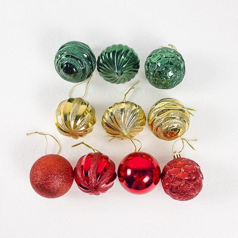 30 stuks kerstboombalhangers, decoratiebal, kerstbal, hangende bal, ornament, decoraties voor thuis, kerstdecoratie