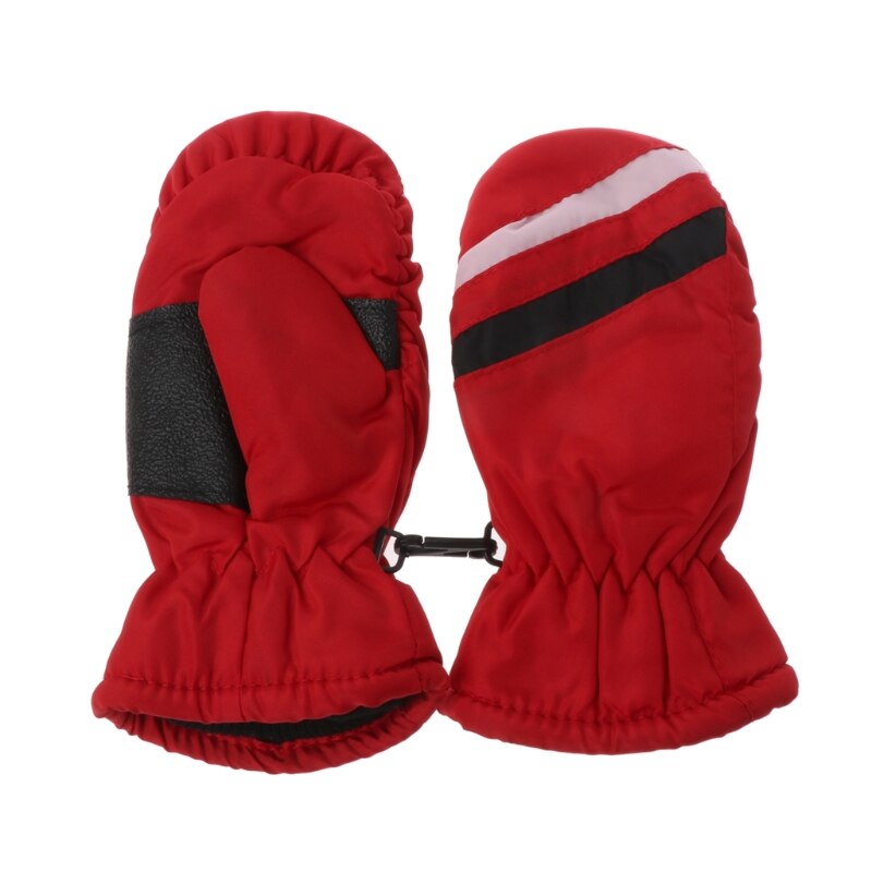 2-5y Bambino Guanto di Inverno Dei Capretti Delle Ragazze Dei Ragazzi Guanti Caldi All'aperto Impermeabile Windproof-m15