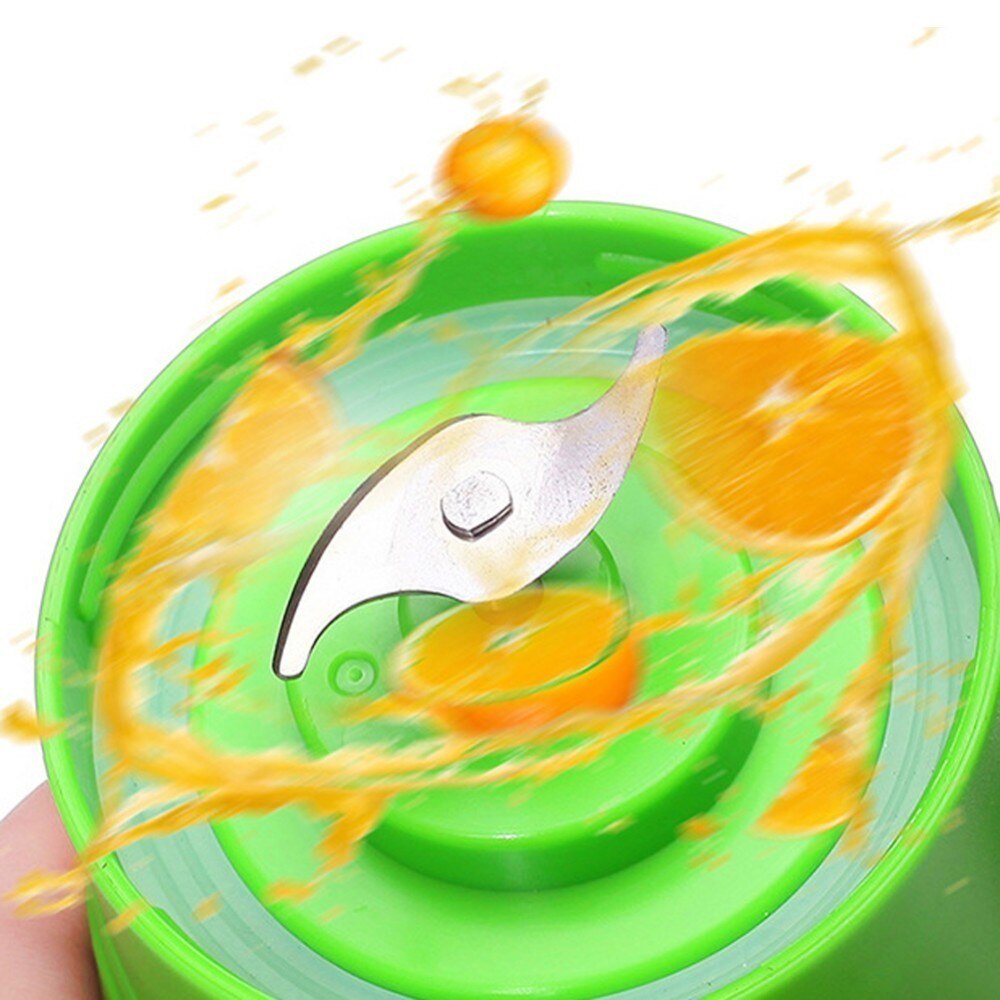 380ml frullatori portatili, spremiagrumi, spremiagrumi elettrico automatico per verzura, spremiagrumi per limone e arancia, bottiglia per frullatore