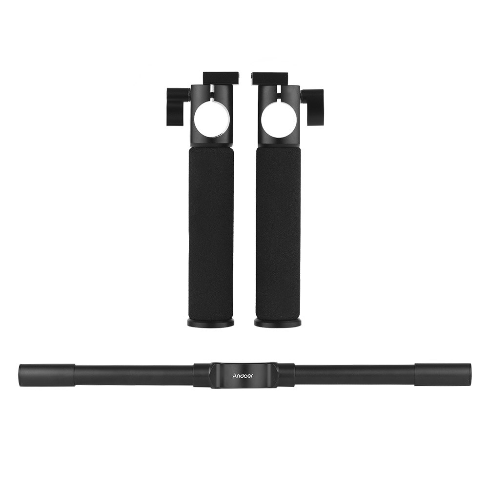 Andoer – stabilisateur de cardan Zhiyun Crane 2, support de guidon à double poignée en alliage d&#39;aluminium