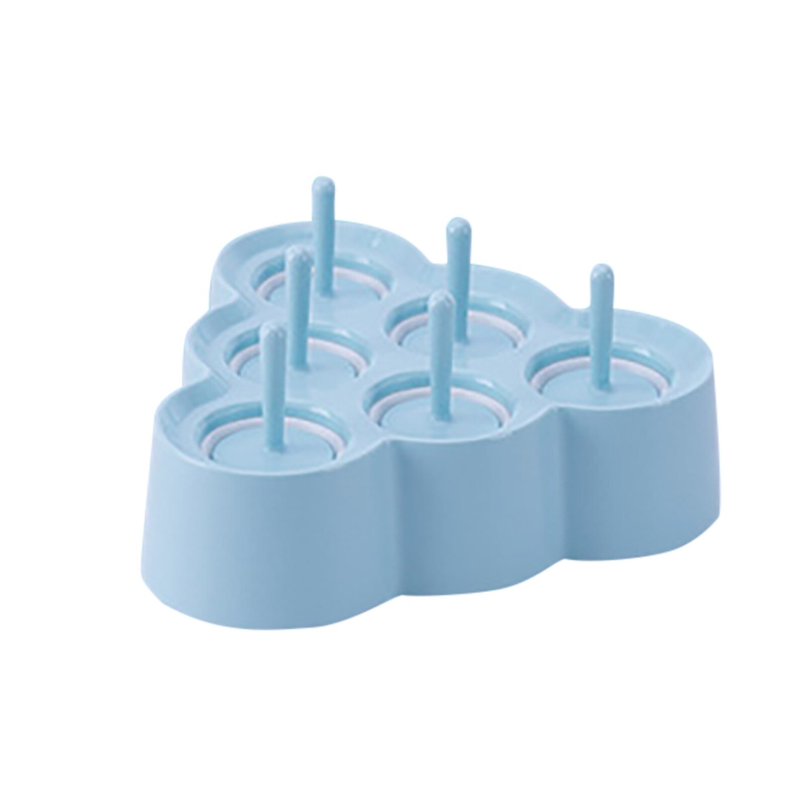 Ice Cream Tools Silicone Ice Cream Mold Ice Lolly Molds Ice With Sticks Tray Froze Форма Для Мороженого: D