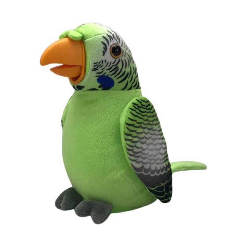 Multifunktions Elektrische Plüsch Papagei Sprechen Reden Wiederholen Winken Vogel Puppe Spielzeug L9CD: 9