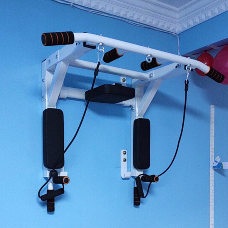 Barra de dominadas de pared para interior, gimnasio en casa, barra Horizontal de pared, cuerdas eléctricas de boxeo, eslingas, equipo de entrenamiento de Fitness