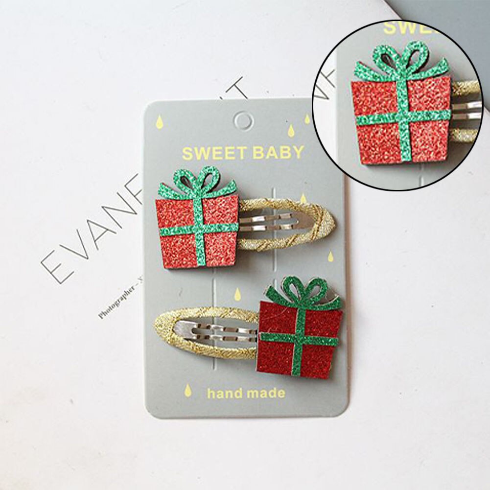 Kerst haarspeld voor meisjes schattige haarclips, haarbandjes, cartoon kinderspeldjes, peuterbedels, sieraden, haaraccessoires