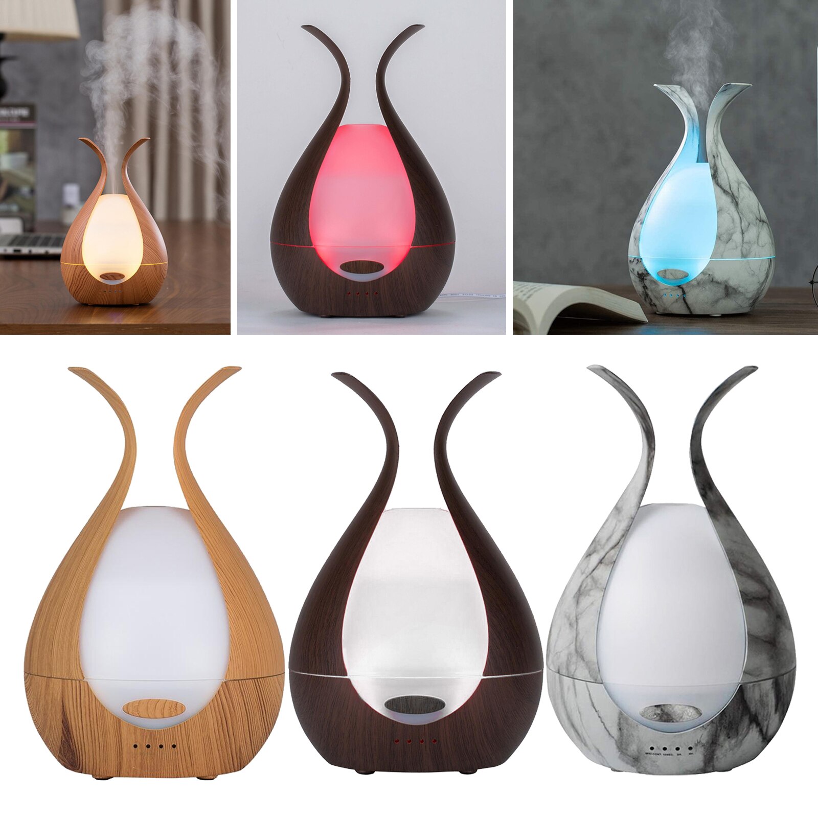 Difusor ultrasónico de aromaterapia, difusor de aceite esencial, vapor frío