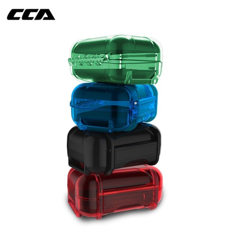 CCA Oortelefoon Accessoires Oortelefoon Hard Case Tas Abs Hars Waterpr Kleurrijke Beschermende Draagbare Storage Case Bag Box Voor Oordopjes