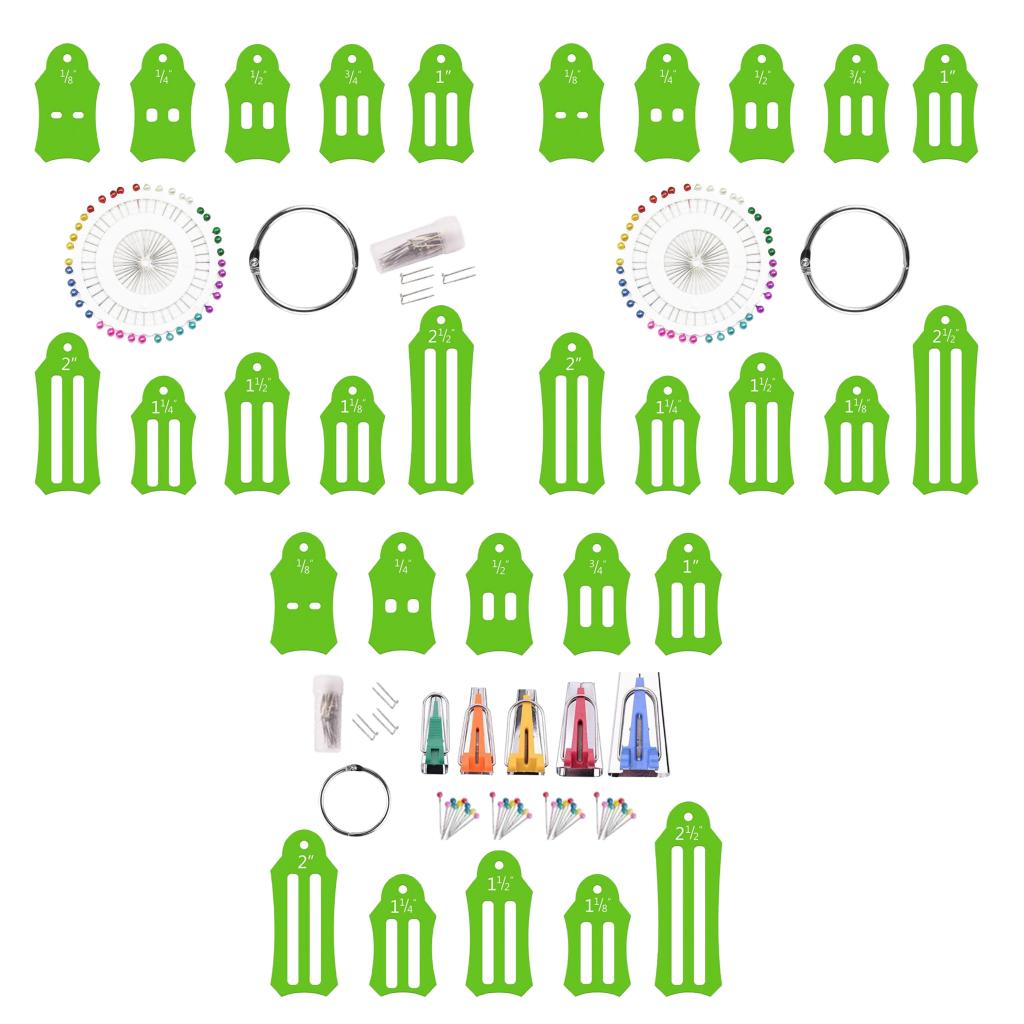 1 Set Bias Binding Maker Sewing Quilting Tools DIY Jelly Roll Sasher Tool Set For Sewing Accessories