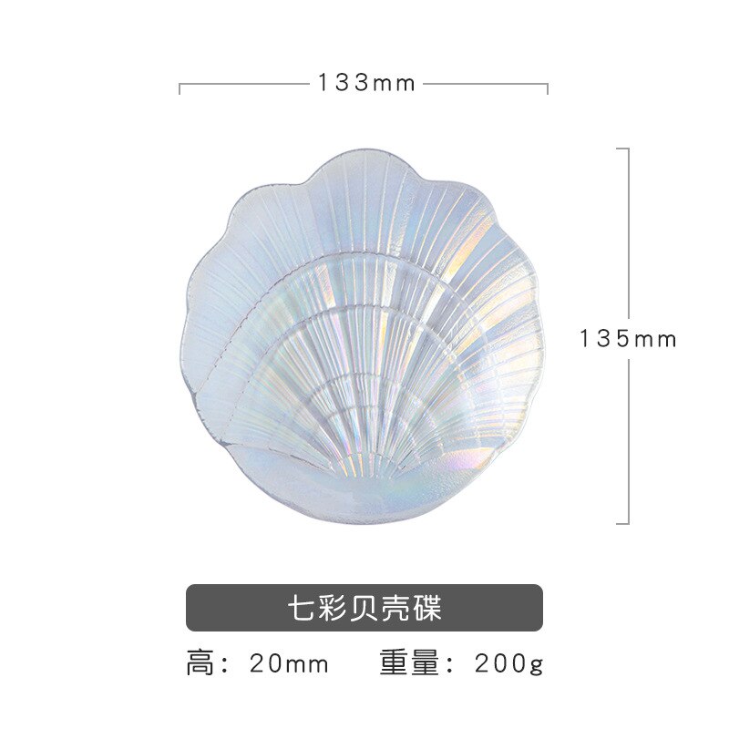 Prachtige Glas Kleine Schotel Netto Rood Shell Des... – Vicedeal