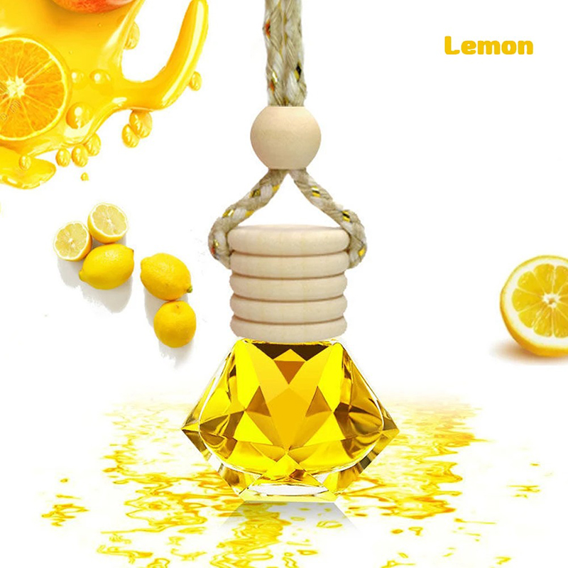 Auto luchtverfrisser Autoparfum hanger ontgeuren en geurverwijdering Hangende aromatherapie Auto-accessoires Interieurparfums: Paars