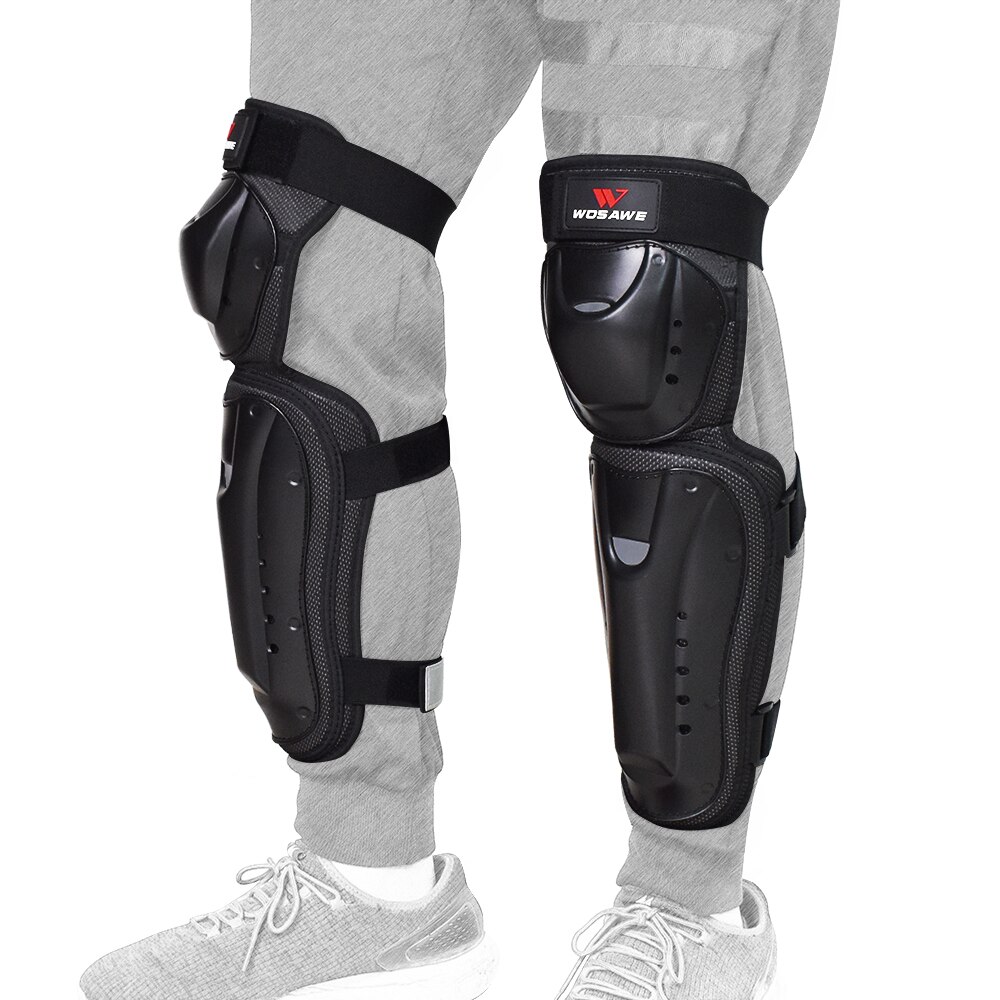 WOSAWE Motorcycle Knee Protector Shin Guard Motocross Knee Brace Support Kneepad Leg Warmer Skating Skateboard Knee Pad: ML320-HX