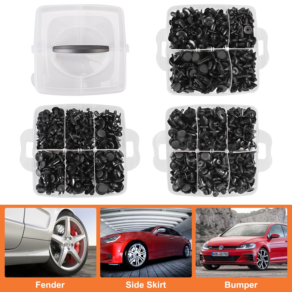 Gemengde Auto Fastener Clip Auto Body Push Retainer Pin Klinknagel Bumper Portierbekleding Retainer Fastener Kit Auto Accessoires