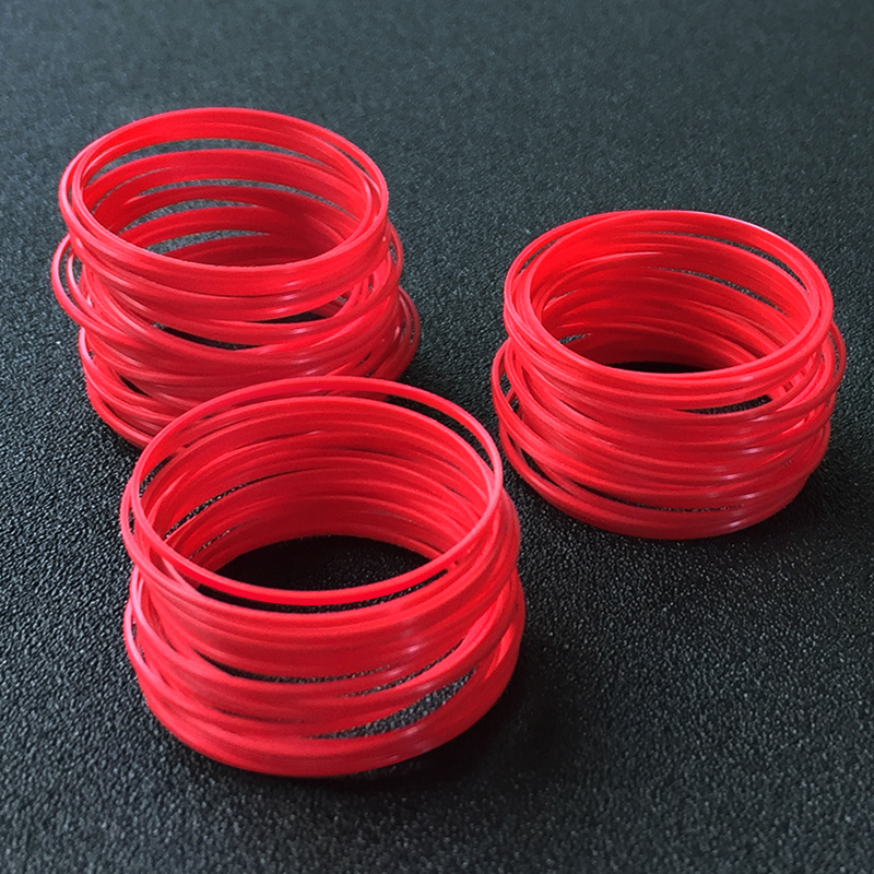 Joint torique étanche rouge pour boîtier de montre, couvercle arrière de montre, joint en plastique étanche, joint torique de Table, 26-35.5mm de diamètre, 0.85mm de haut, 0.5mm d&#39;épaisseur