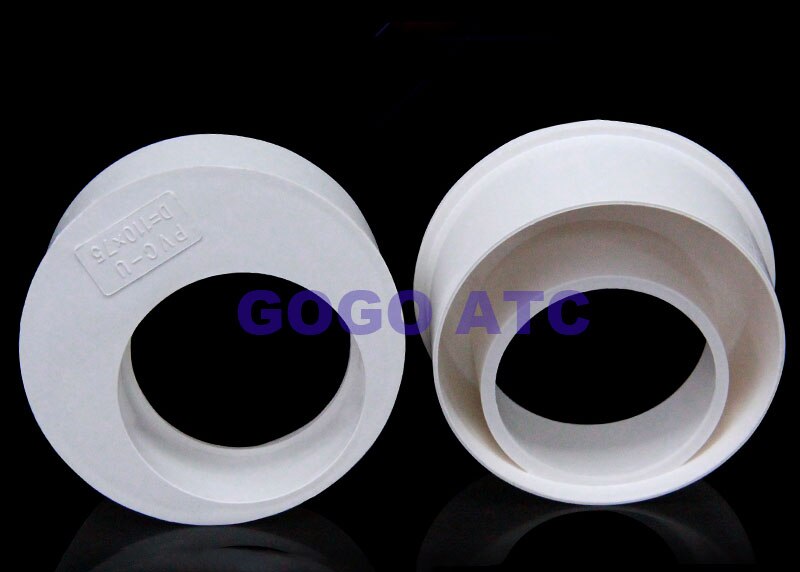PVC and durable Filling core O.D 75-200 mm Drain pipe eccentric reducer joint Down pipe fittings
