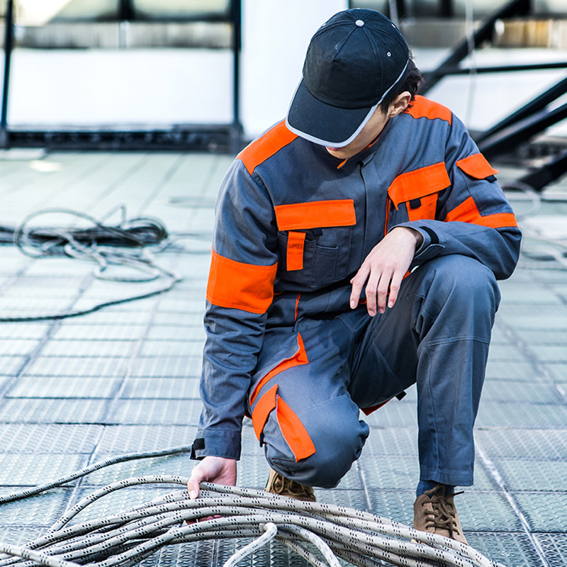 Arbeit Kleidung einstellen Männer Jacke und Hosen Anzug Tragen-Besteändig Arbeits Kleidung Werkzeug Auto Teile Uniformen Werkstatt Fabrik Arbeitskleidung