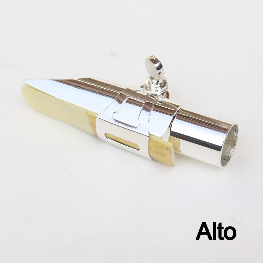 Brand Tenor Soprano Alto Saxophone Metal Mouthpiece Silver Lacquer S90 Mouthpiece Sax Mouth Pieces 5 6 7 8 9