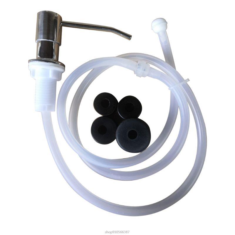 Countertop Built in Soap Dispenser Dish Soap Dispenser for Kitchen Sink Removable Dishwashing Liquid Press Pump Head Kit A9 22: S