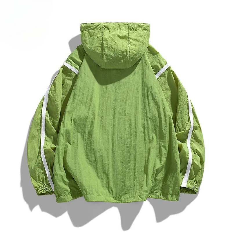 Outdoorjas Heren Zomer Dunne ijszijde Comfortabele ademende jas met capuchon Dames Japanse camping UV UPF50+ Skin Windbreaker