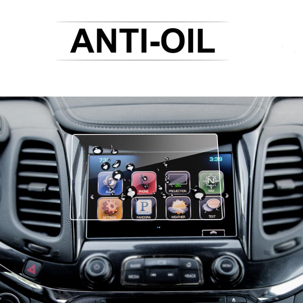 RUIYA Car Navigation Screen Protector For Impala 8 Inch Touch Center Display Auto Interior Stickers Accessories