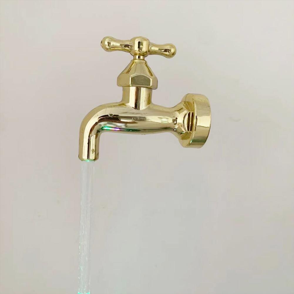 Tap Running Lights Onzichtbare Drijvende Kraan Fontein Kits Onzichtbare Vloeiende Uitloop Gieter Tuin Yard Fontein