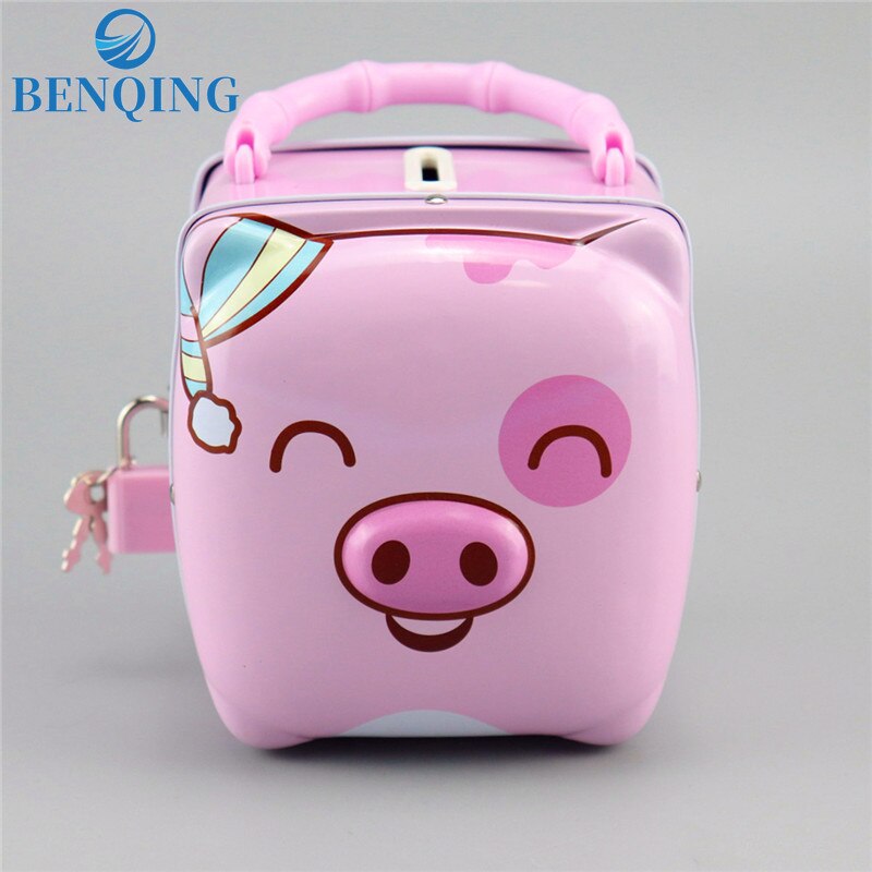 BENQING Neue Kreative Cartoon Sparschwein Spielzeug Handwerk Display Sparschwein kinder Ändern Box Für Kinder WJ146
