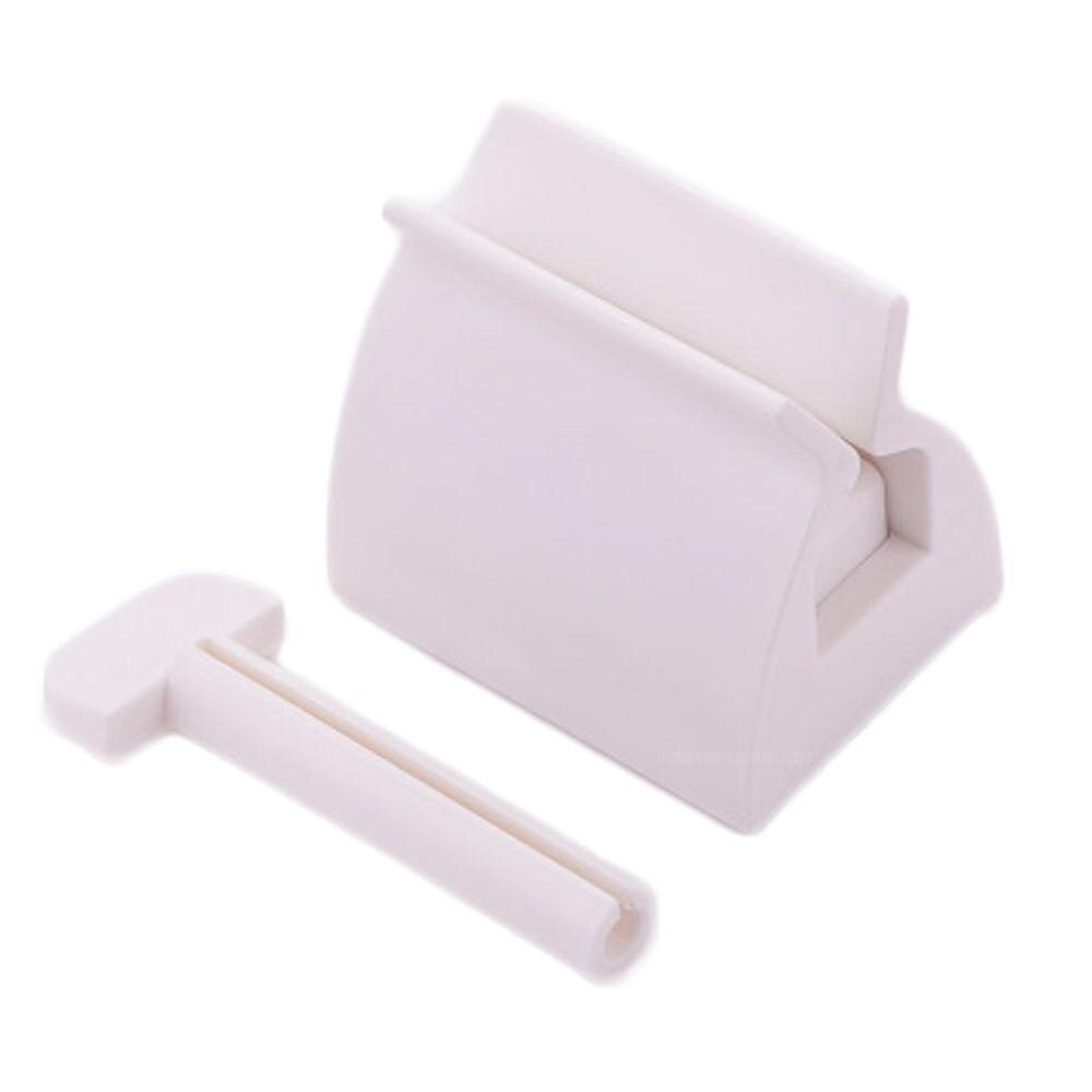 Manual Lazy Tube Squeezer Facial Cleanser Squeezer Clip Bathroom Accessories Toothpaste Dispenser Multifunctional Dispenser: White