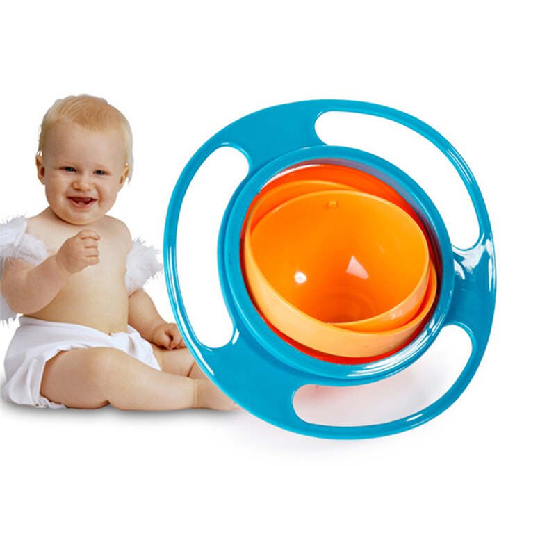 Plato giratorio de 360 grados para bebé, plato OVNI a prueba de derrames, juguete de Comida Infantil