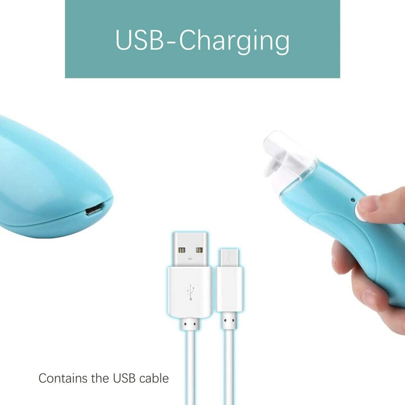 1Pcs Baby Shampoo Bath Shower Cap Yellow & 1 Set Baby Nail Trimmer Rechargeable, Safe Electric Nail Clippers