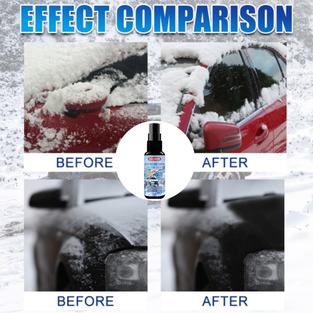 30ml bil frontrute avisingsmiddel bil avisingsmiddel bil frontruten rengjøring hurtig tining frostvæske snøsmelte spray