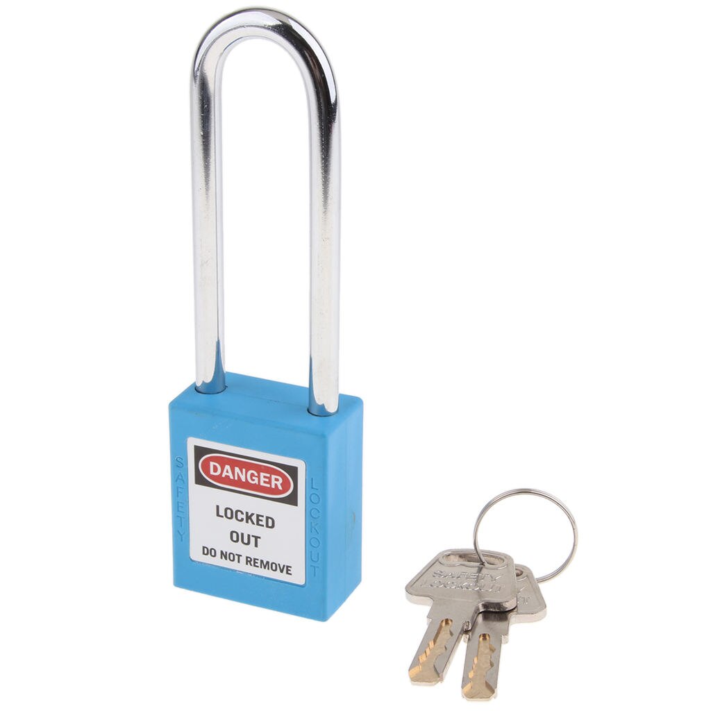 Plastic Lockout/Tagout Padlock, Keyed Different,3 ... – Grandado