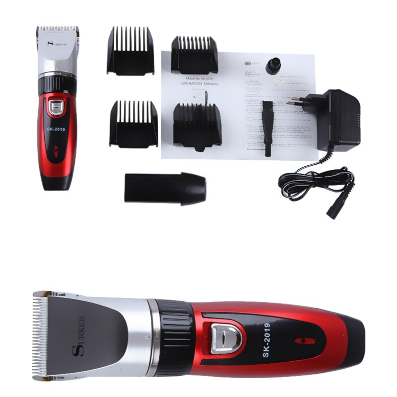 Surker Sk Electric Hair Clipper Hair Clipper Low Noise For Children Hair Clipper With Spare Battery Lasting Hair Trimmer Eu
