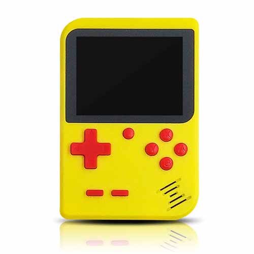 2020 nuovo 400 IN 1 Console per videogiochi retrò gioco portatile Console di gioco tascabile portatile Mini lettore portatile per regalo per bambini: Yellow