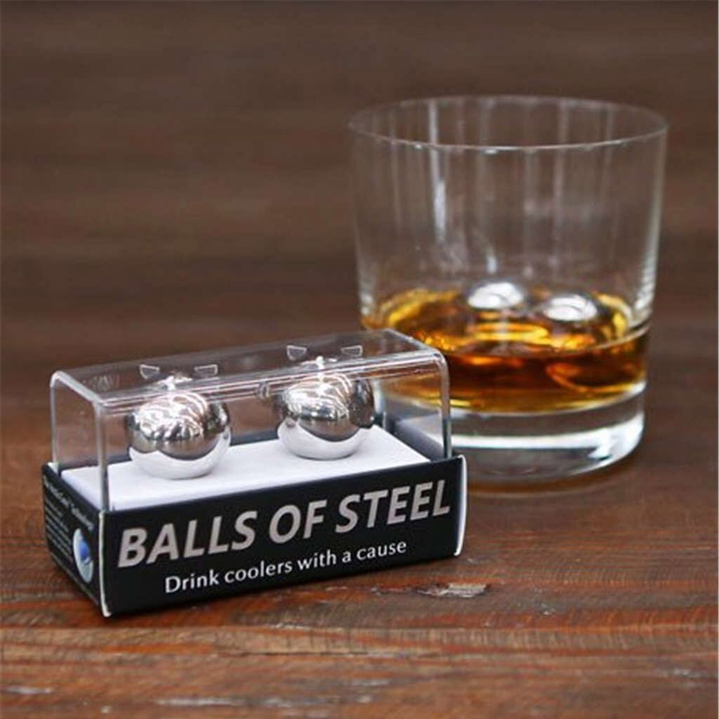 Rvs Ijsblokjes Emmer Herbruikbare Metalen Chilling Stenen Koeler Whisky Houden Koude Rapid Colling Bar