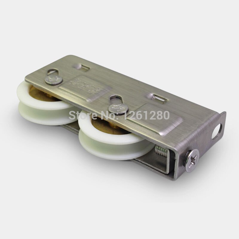 828-Type Schuifdeur Katrol Aluminiumlegering Plastic Staal Venster Nylon Wiel Gedempte Roller Huis Hardware