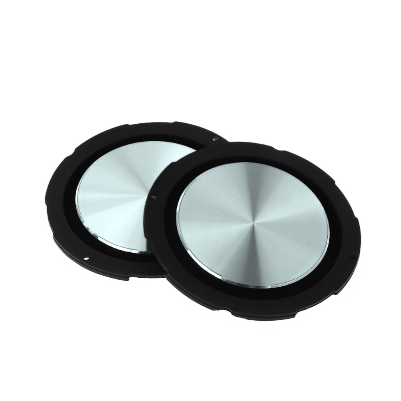 Radiador pasivo de graves, diafragma de altavoz de 55mm, auxiliar, membrana de vibración, Woofer, accesorios de bricolaje, 2 uds.