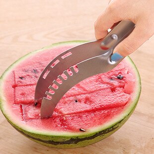 Watermeloen Snijden Artefact Rvs Watermeloen Snijden Multifunctionele Fruit Divider Snijden Apparaat