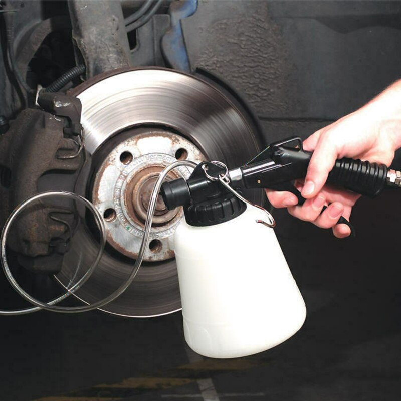 1.75l olieudskiftning pumpe tømning værktøj bil køretøj pneumatisk bremse fyldning blæser blødning flaske kit auto tilbehør