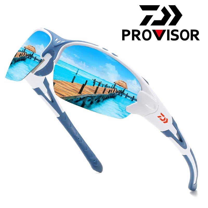 Daiwa Polarisiert Angeln Gläser Männer Frauen Sport Brillen UV400 Schutz draussen Radfahren Wandern Fahr Sonnenbrille mit fallen: 818
